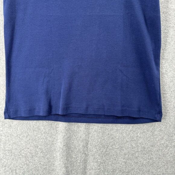 Harley-Davidson Tee Tshirt Wmns XS Blue Short Sleeve Embroidered Logo Motorcycle - Picture 3 of 11